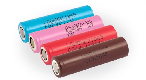 Wideraufladbare Li-Ion Batterien